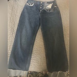 Re/Done Cuffed Jeans.